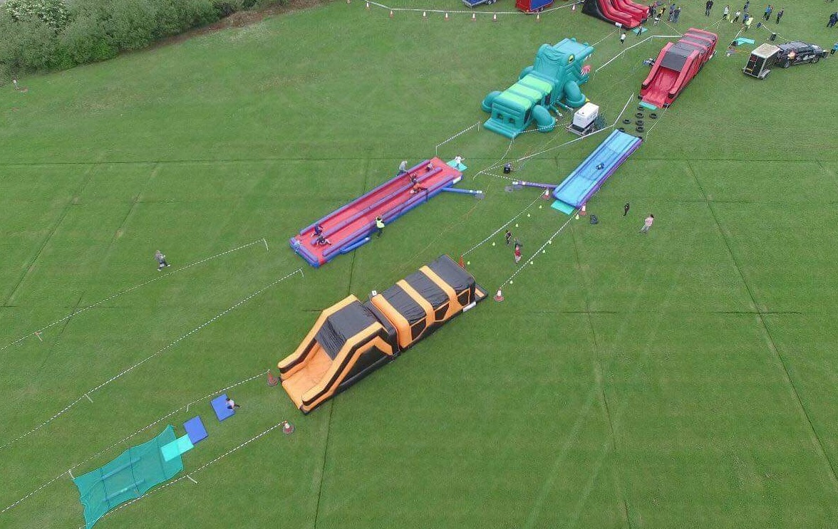 inflatable course in belfast