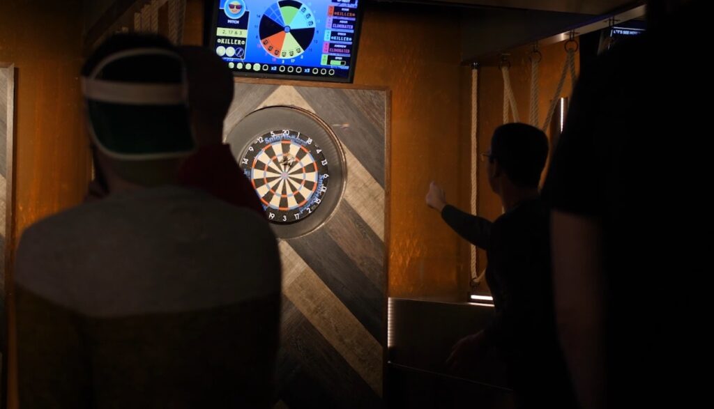Interactive Darts and Food in Newcastle Stag and Hen World 2024